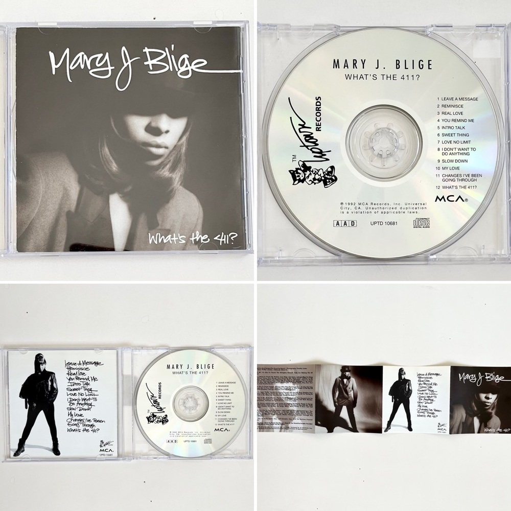 Mary J Blige, What's The 411? Audio CD, Pre-owned, 1 discs, 1992, MCA Records